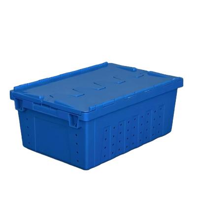 China Best Box Solid Selling Stackable Plastic Crates Storage Box Fruit Vegetable Basket for sale