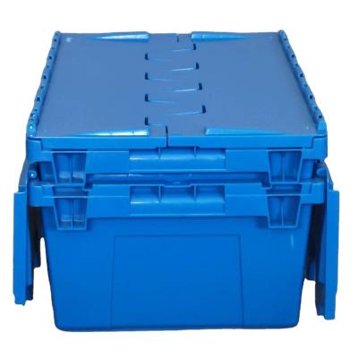 China Manufacturer Wholesale Nestable Turnover Crates HDPE Supermarket Solid Injection Box Plastic Fruit Crate for sale