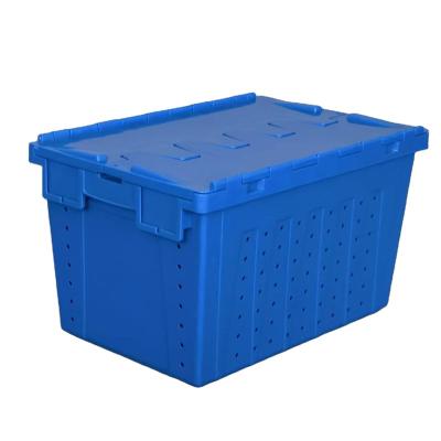 China Solid Hot Durable Vegetable Modern Injection Storage Box Stackable Vending Box Case With Lid for sale