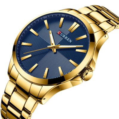 China CURREN 8322 Water Resistant Men Fashion Trend Watch Stainless Steel Band Business Casual Luxury Clock Waterproof Wrist Watch for sale