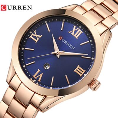 China Automatic Date CURREN 9007 Gold Watch Women Watches Ladies Steel Womens Bracelet Watches Female Clock Relogio Feminino Montre Femme for sale