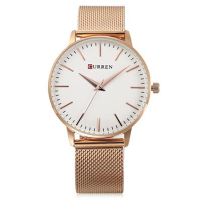 China Non-Specific CURREN 9021 Women Fashion Simple Japan Quartz Movement Watch Stainless Steel Band Wrist Watch for sale