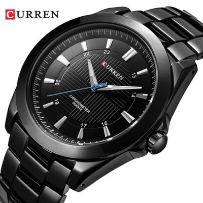 China Relogio Masculino Clocks Date CURREN 8109 Men Quartz Wristwatches Automatic Stainless Steel Strap Waterproof Casual Sports Watches New for sale