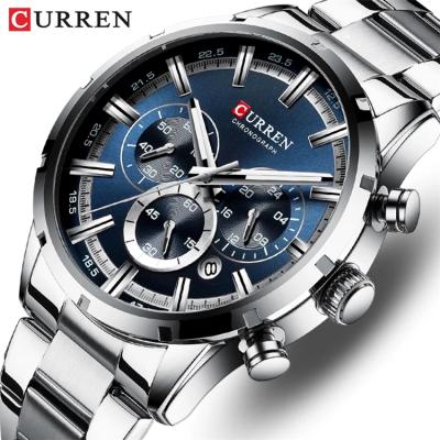 China Automatic Date CURREN Quartz Brand Luxury Men Watch Fashion Men Watches Waterproof Casual Wristwatches Male Clock Relogio Masculino for sale