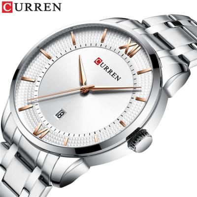 China New Men's CURREN 8356 Day/Date Fashion Quartz Watches Synchronize Relogio Masculino CURREN clockes for men 2021 for sale