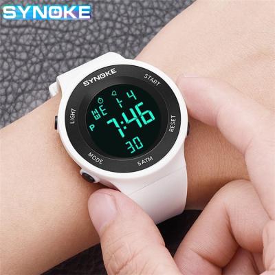 China SYNOKE Alarm Fashion Sports Mens Digital Watches Waterproof Women Digital Wristwatch Date Week Display LED G Electronic Working Watches for sale