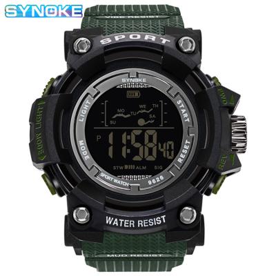 China Male Watch 2020 Brand Sports Watch DIVER SYNOKE 9626 Digital Men Wristwatches Waterproof Military Style Electronic Black Swimwear for sale