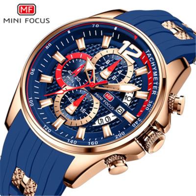 China New MINI FOCUS 0350 G Watches Men Chronograph Top Luxury Silicone Reloj Hombre Montre Homme Relogio Masculino Brand Quartz Sport Wrist Watch for sale