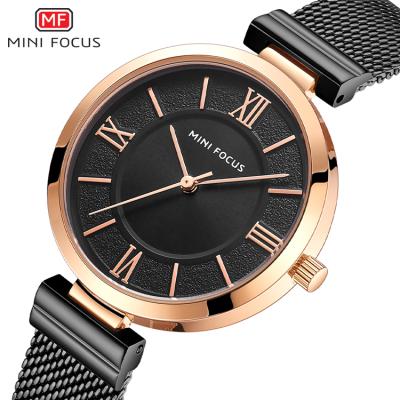 China 0272 Water Resistant Mini Housewives Watches 2020 Luxury Fashion Quartz Watches for Women Rose Gold Mesh Strap Simple Ladies Wristwatch Girls for sale