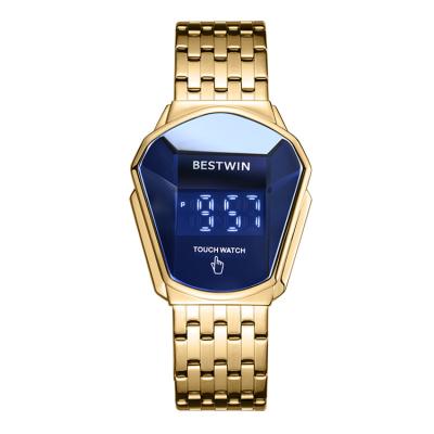 China BESTWIN Creative Women's Wristwatches 6616L Touch Screen LEDDigital Strap High Quality Wristwatches Water Resistant Watch for sale