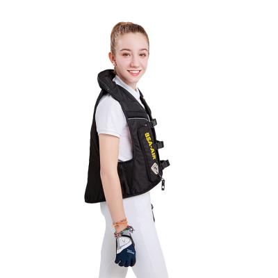 China Breathable Premium Oxford Cloth Apparel Visible Jacket Auto Inflate Safety Vest for sale