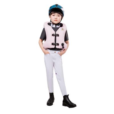 China Breathable 600d/96t Girl Full Time High Quality Material Boys Lace Protective Equestrian Gear Vest Air Bag For Kids for sale