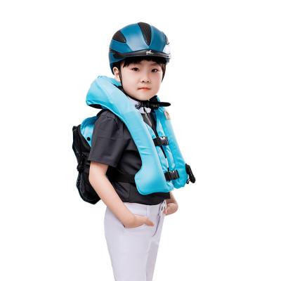 China Kids Breathable Polyester Motorcycle Fall Protection Airbag Safety Equestrian Vest for sale