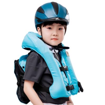 China Hot Selling Good Quality Breathable Auto-inflate Kids Airbag Trunk Protector Motorcycle Safety Equestrian Vest for sale