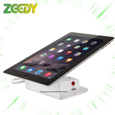 China High Quality Factory Price Tablet Security Charging Alarm And Display Stand With Alarm And Billing Ipad Anti Theft for sale