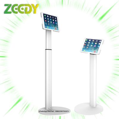 China Desktop Universal Size Adjustable Kiosk Floor Stand Tablet Display Stand with Case for 7' - 13' Ipad for sale