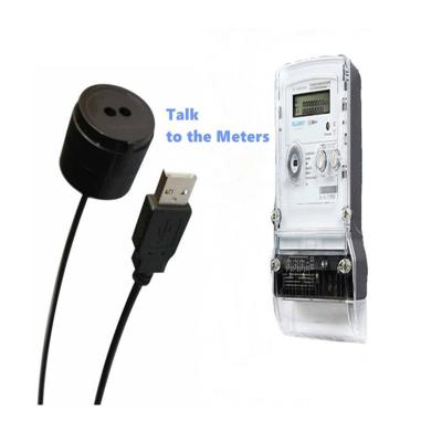 China IEC1107 Straight Line USB Plastic Standard Connector IR Meter Optical Probes For Smart Meter Reading Communication for sale