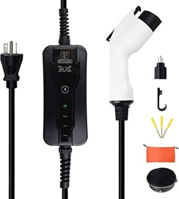 China DOOTHUN EV EVSE Charger Level 2 Level 1-2.16 Amp Home Electric Vehicle Charging Station with Level 1 NEMA5-15 Adapter and LCD Display SC BS-PCD054 for sale