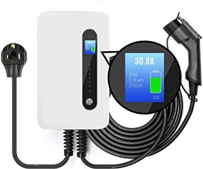 China Smart Electric Vehicle (EV) Charging Station with WiFi - Level 2 EVSE, 25-Foot Cable, 40-Amp Energy Star Certified, Indoor MSDS for sale