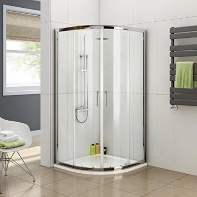 Cina 900 X 900 Mm Modern Quadrant Shower Cubicle Enclosure 6mm Glass Sliding Door With Acrylic Tray in vendita