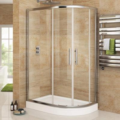 China 1200 x 900 mm Luxury Straight Quadrant Modern Easy Clean Shower Enclosure + Base Tray Set en venta