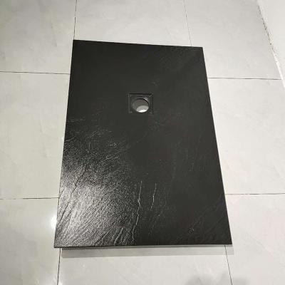 China Light And Strong Rectangle Bathroom Shower Tray Artificial Stone Tray Shower Pan for sale