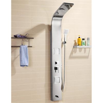 China Modern Multifunctional Shower Panel Rainfall Rainfall Stainless Steel Faucet Cheap Rainfall Massage System Bathroom Shower Head Panel à venda