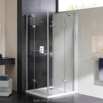 Chine Corner Frameless 2 Sided Hinged Frameless Glass Shower Enclosure , Shower Enclosure Cupboard à vendre