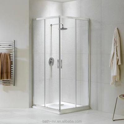 China With view leroymerlin square single hot sale 80x80 small shower room and glass shower cubicle, cubicle shower enclosures en venta