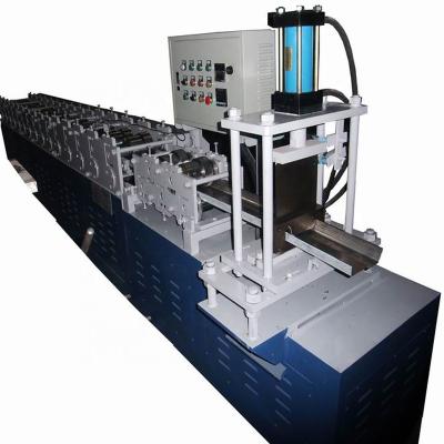 China Building Material Stores 1.5inch Chain Drive Door Frame Roll Forming Machine for sale