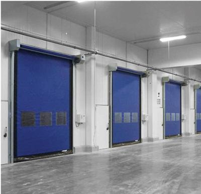 China Modern Interior Door Stable Control System High Speed ​​Rolling Up PVC Curtain for sale