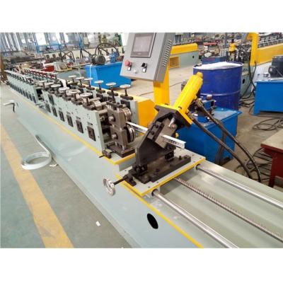 China Hotels 38mm*24mm Ceiling T Grid Keel Light Steel Purlin Roll Forming Machine for sale