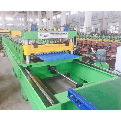 China Building Material Stores 0-30m/min IBR Corrugated Metal Sheet Roof Tile Panel Roll Forming Machine for sale