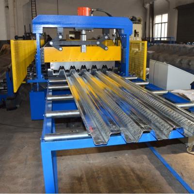 China Building Material Shops 688mm 920mm Steel Structure Floor Deck Roll Forming Machine For Composite Steel Concrete Floor Structure for sale