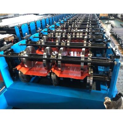 China Building Material Shops Ghana Self Lock Screwless Bemo Standing Roof Sheets Roll Forming Machine for sale