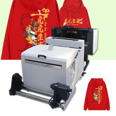 China Garment Shops Desktop A3 PET Film With XP600 Dual Print Head Roll To Roll DTF Printer for sale