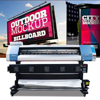 China Garment shops Guangzhou manufacture 1.6m vinyl pp banner printing inkjet printer I3200A1 digital eco solvent printer for sale