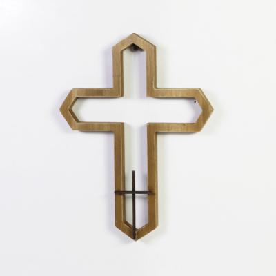 China Art Decor Brand New Design Wall Art Home Decor Wood Cross for Living Room Wall Decor for sale