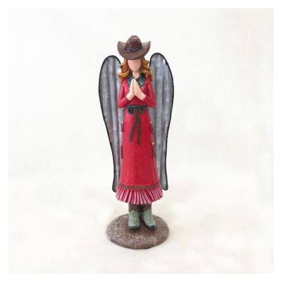 China The Other New Design Resin Angel Statue Table Decor for sale