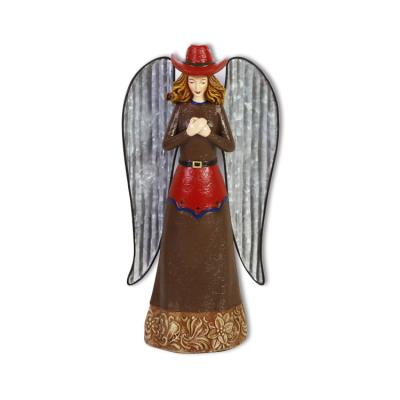 China The Other New Design Resin Angel Statue Table Decor for sale