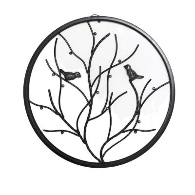 China Best Selling Rustic Wall Decor Metal Tree/Bird Wall Decor Home Items For Home for sale