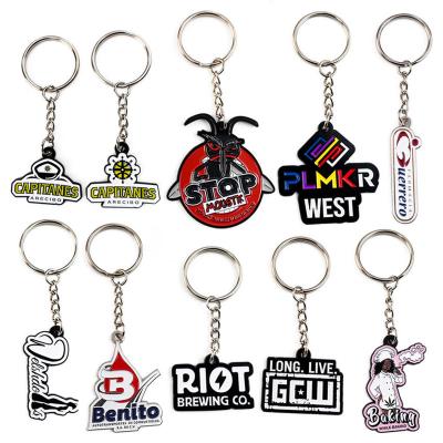 China Souvenir Promotional Gifts Sell Customized Wholesale Design Luxury Cute Logo Metal Key Ring Chain Accessories Custom Key Chain for sale