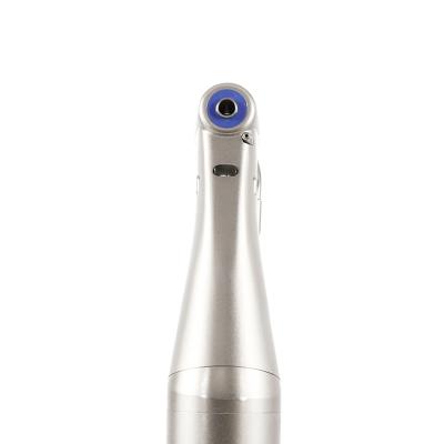 China Metal dental implant fiber optic / LED 20:1 reduction angle contra handpiece dental low speed handpiece for sale