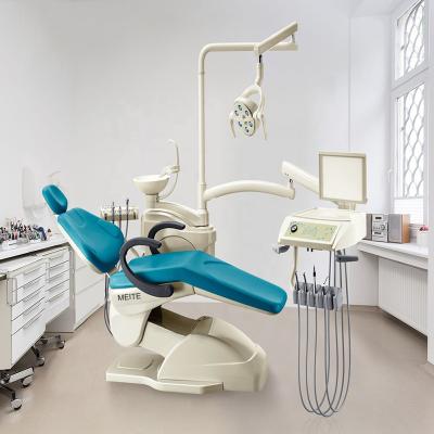 China Metal Meite Medical High Quality With Screen Cheap Price Dental Chair Unit for sale