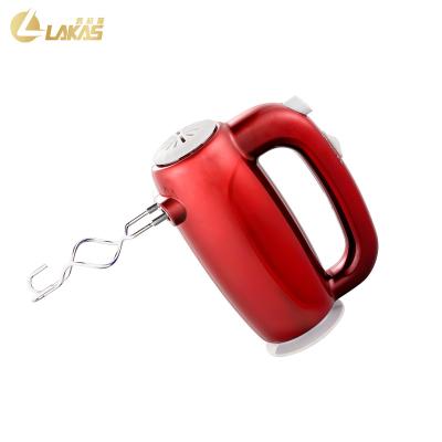 China 2IN1 Safety Mini Electric 5 Speed ​​Cover Plastic Hand Mixer with Beater Dough Hooks for sale