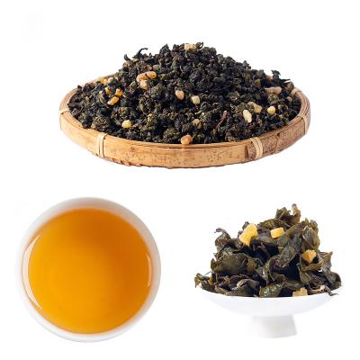 China Loose Sweet Tea DLF02-1 Flavor Slimming Fujian Milk Oolong Dried Fruit Tea Peach Oolong Tea for sale