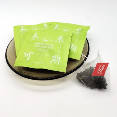 China STS04-1 loose wholesale tea oolong tea for bubble tea shop triangle tea bag Osmanthus Oolong tea for sale