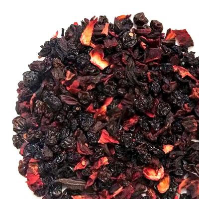 China SLF04 Loose Tea Iced Tea Suppliers Roselle Flower Tea Exporter Blueberries Blended Fruit Tea for sale