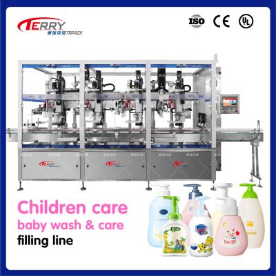 China Máquina de embalaje de champú de gel de llenado servo cuantitativo 300-3000mL en venta