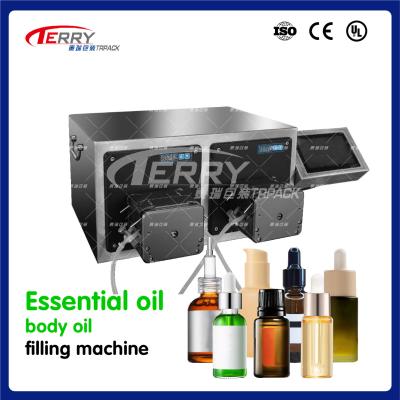 China 2 Station Essentiële Olie Servo Filling Machine 2-50 ml Te koop